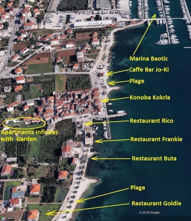 Apartments Infinitas Trogir Eksteriør bilde